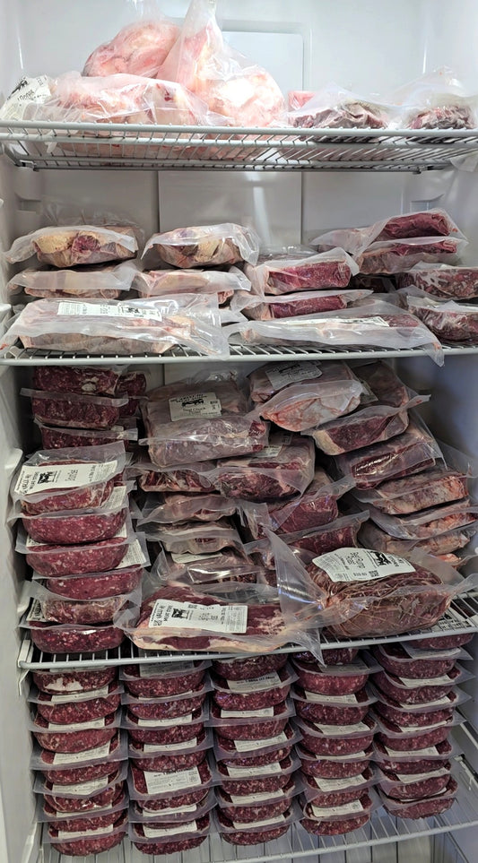 1/2 Beef Bundle - 180 Lbs Black Angus Beef