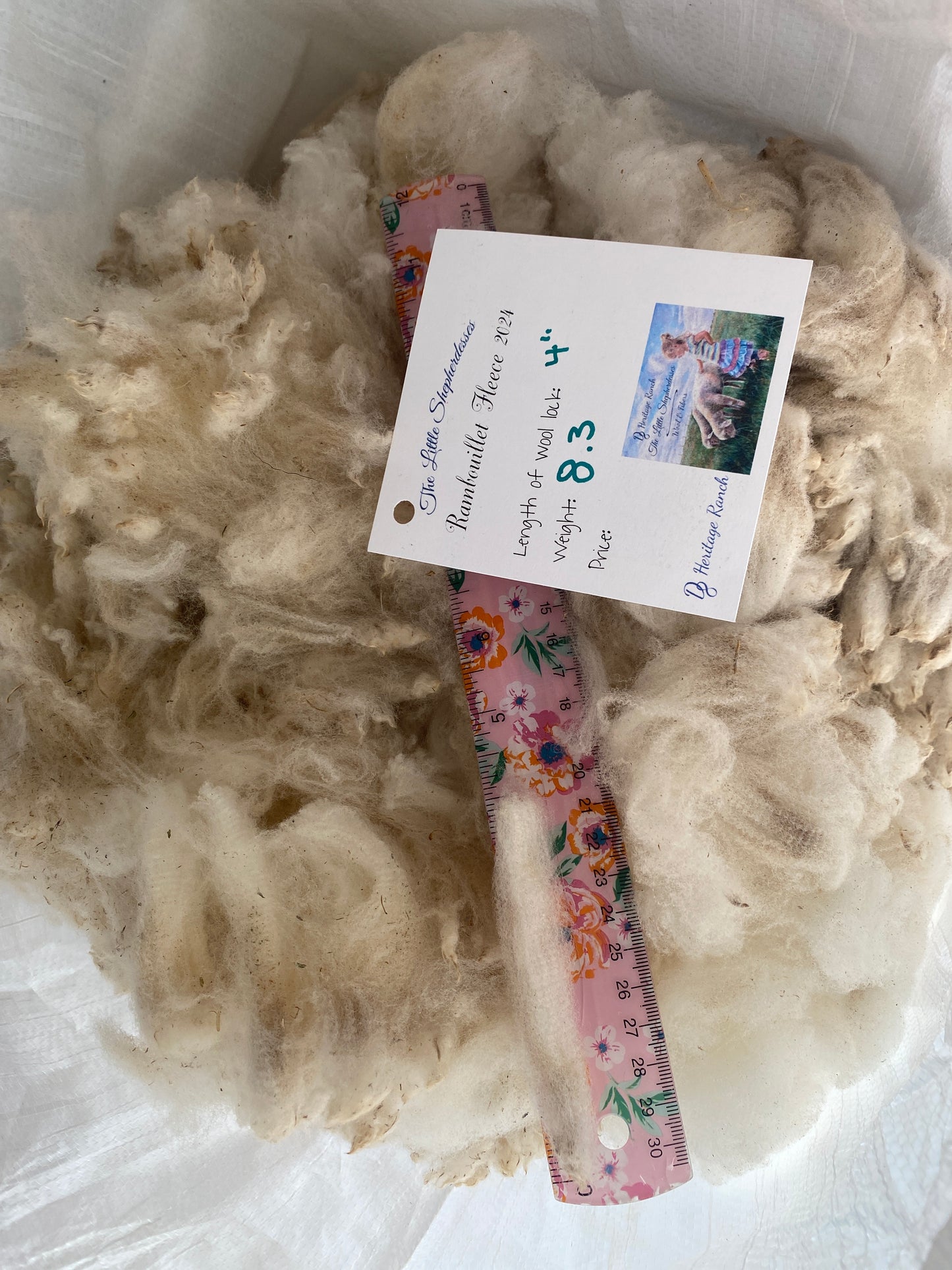 Wool Raw Rambouillet Fleece