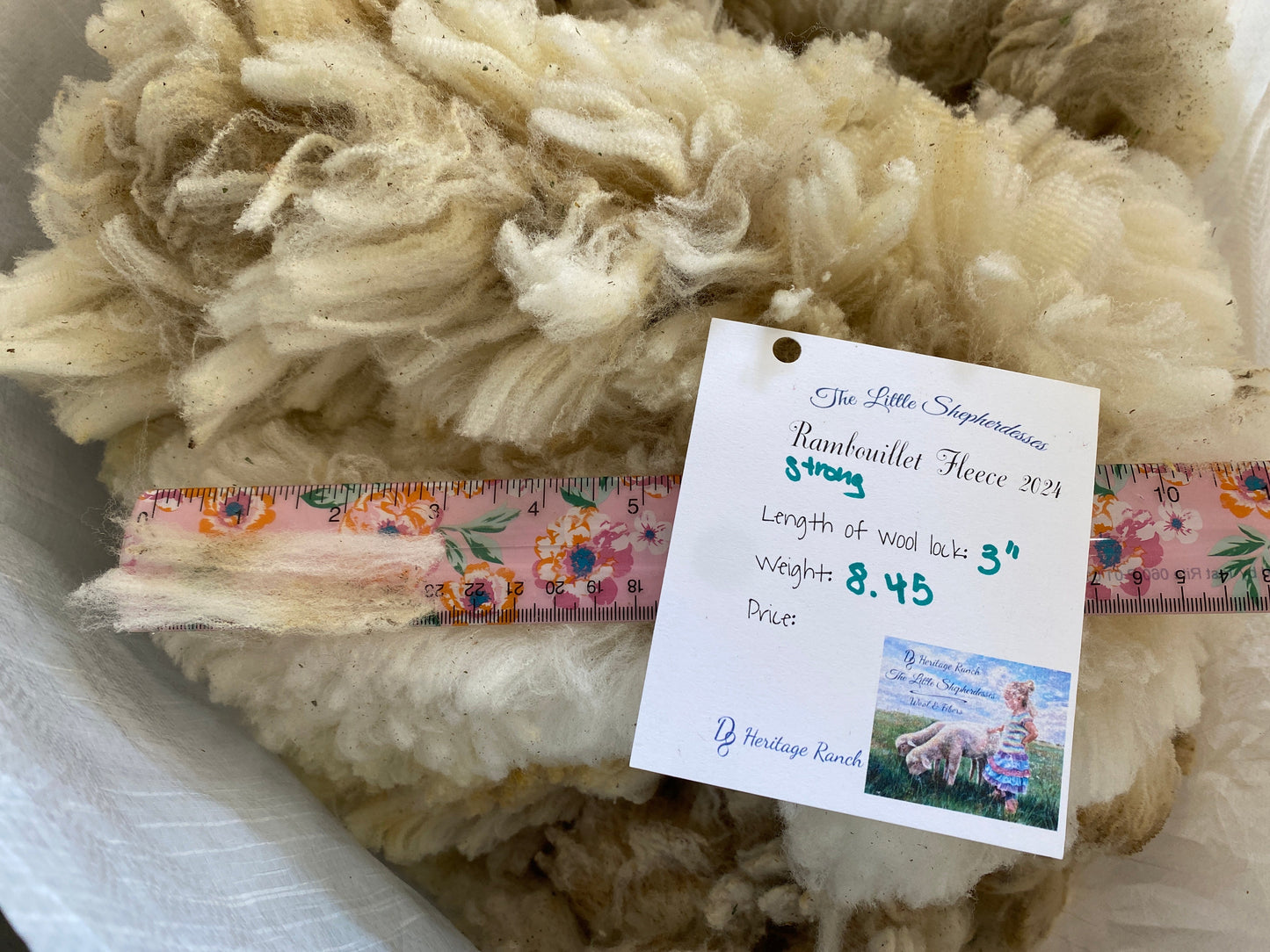 Wool Raw Rambouillet Fleece