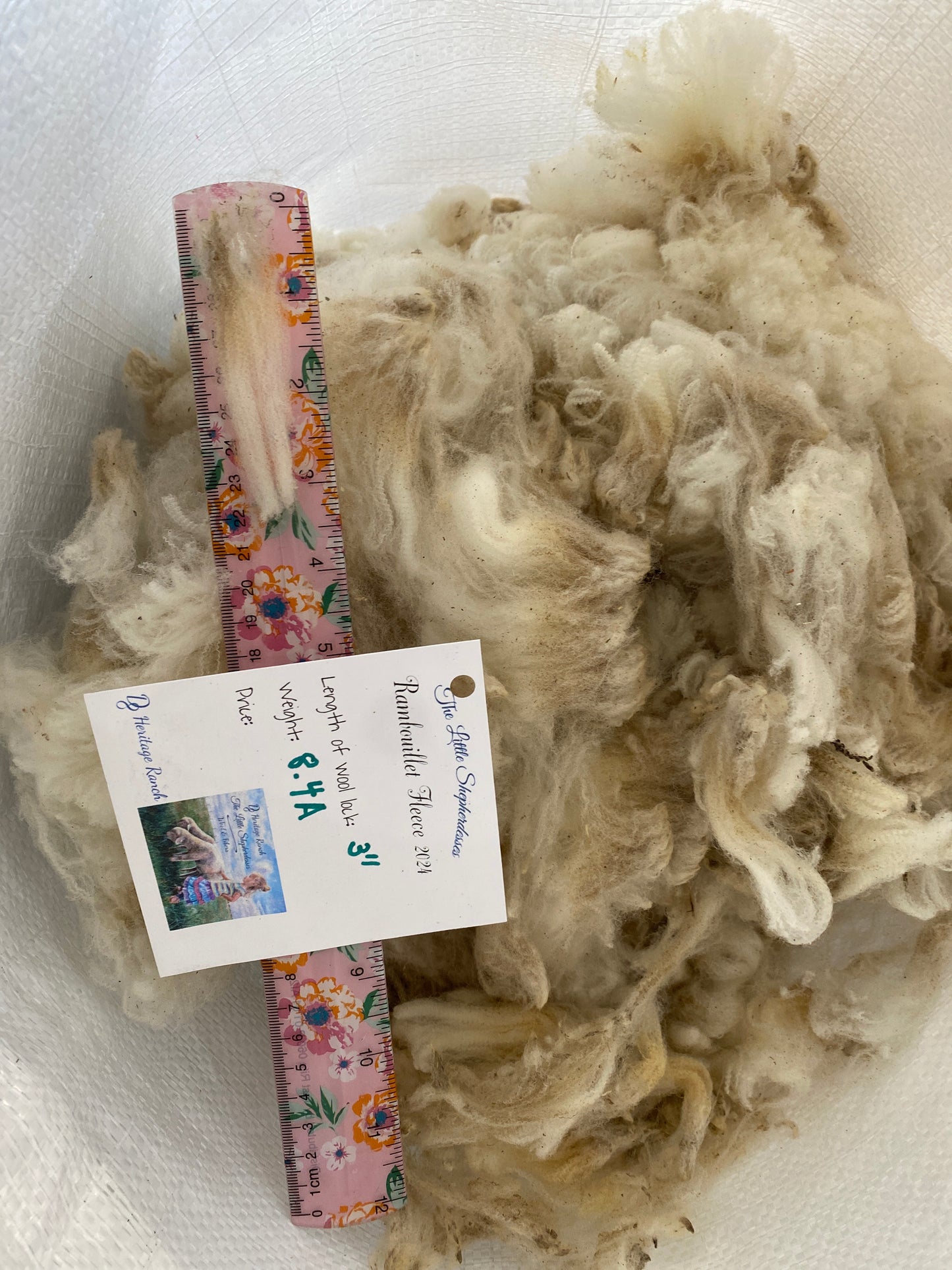 Wool Raw Rambouillet Fleece