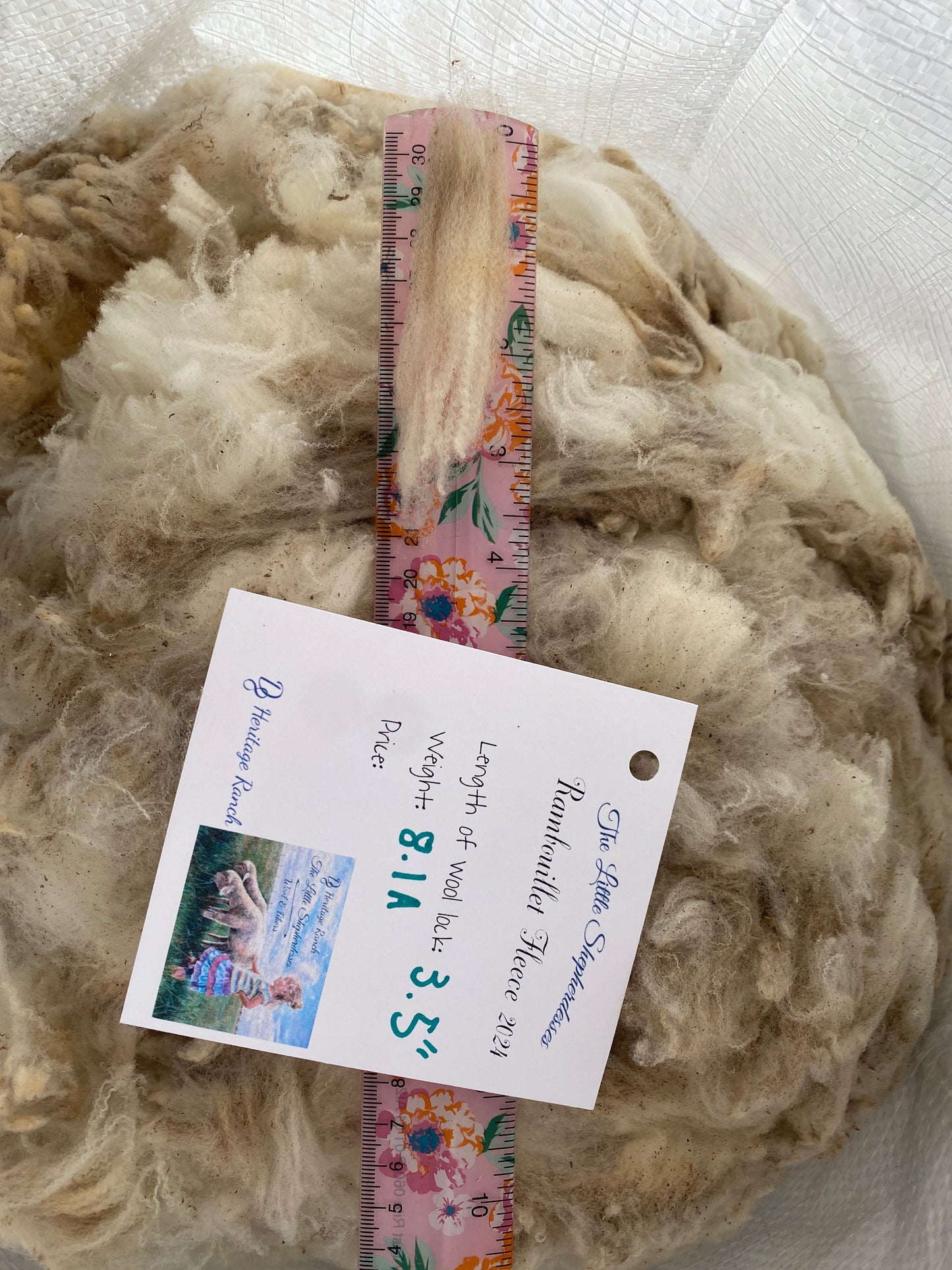 Wool Raw Rambouillet Fleece